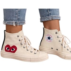 Converse x Comme Des Garcons Play Chuck 70 Hi Sneakers